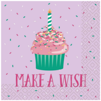 Napkin Lunch Paper Make a Wish