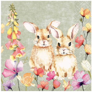 OCD Napkin Lunch Paper Floral Friends