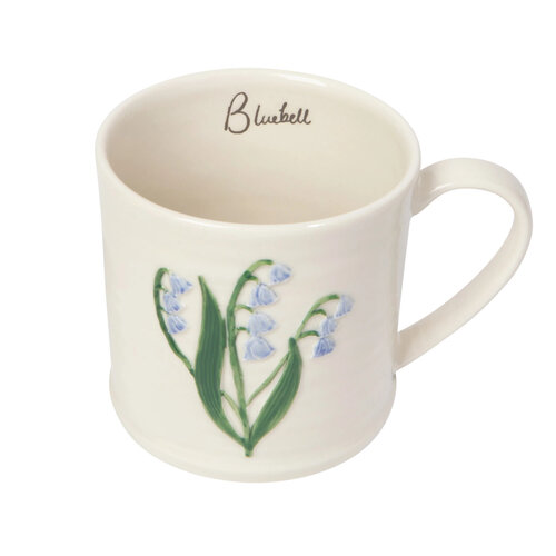 Now Designs Mug Bluebell Embossed 16oz Now Designs Mug Bluebell Embossed 16oz