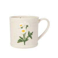 Mug Daisy Embossed 16oz
