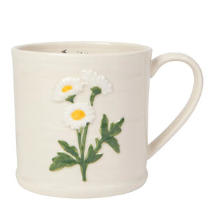 Now Designs Mug Daisy Embossed 16oz