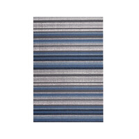 Utility Mat Horizon Stripe Shag Deep Sea