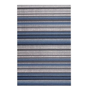 Chilewich Big Mat Horizon Stripe Shag Deep Sea Chilewich Big Mat Horizon Stripe Shag Deep Sea