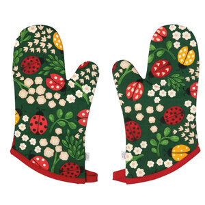 Now Designs Oven Mitt Set Ladybugs