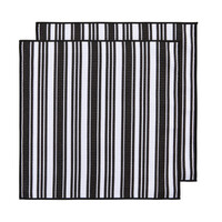 Microfibre Dish Cloth Black Set of 2