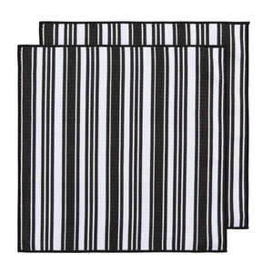 Now Designs Microfibre Dish Cloth Black Set of 2