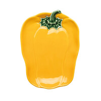 Bell Pepper Shaped Plate 8.75 Inch