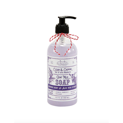 San Francisco Goats Milk Liquid Hand Soap Lavender San Francisco Goats Milk Liquid Hand Soap Lavender