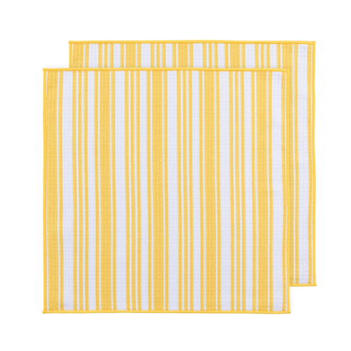 Now Designs Microfibre Dish Cloth Lemon Yellow Set of 2