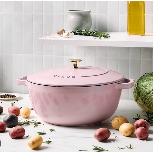 Staub French Oven Round 5 qt Pink Peony Staub