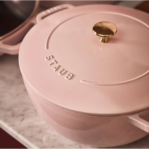 Staub French Oven Round 5 qt Pink Peony Staub