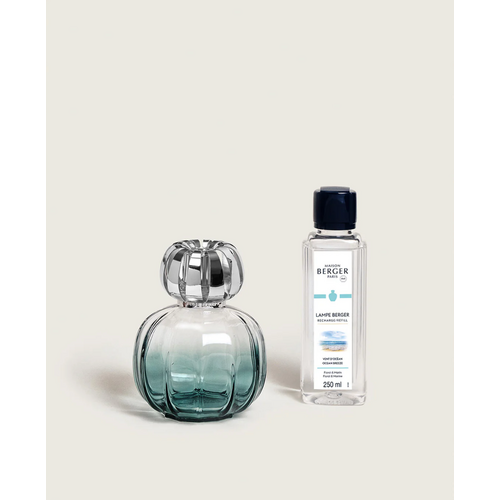 Lampe Berger Corali Peacock Green Lamp Gift Set with Ocean Breeze 250ml