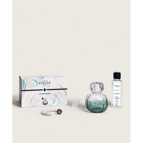 Lampe Berger Corali Peacock Green Lamp Gift Set with Ocean Breeze 250ml