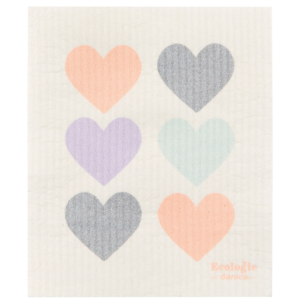 Now Designs Swedish Cloth Pastel Hearts