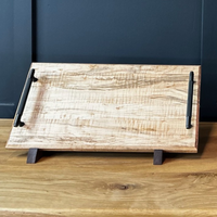 Curly Maple Charcuterie Board 19 x 10 Inch
