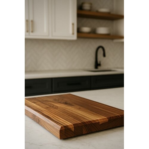 Harrison Daniel Studio Curly Maple Cutting Board 18 x 12 Inch