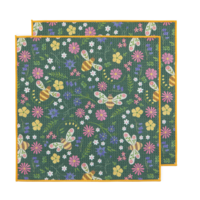 Microfibre Dish Cloth Bee Garden Set of 2