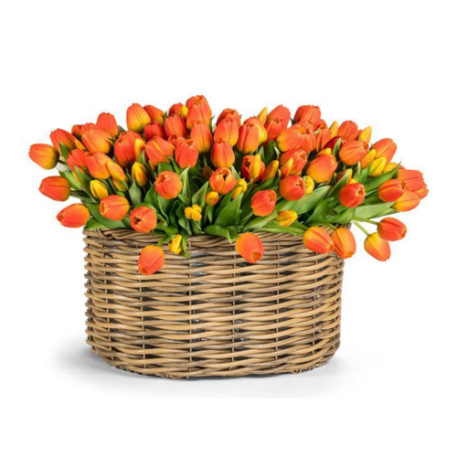 Abbott Lifelike 5 Stem Tulip Bunch Orange Abbott Lifelike 5 Stem Tulip Bunch Orange
