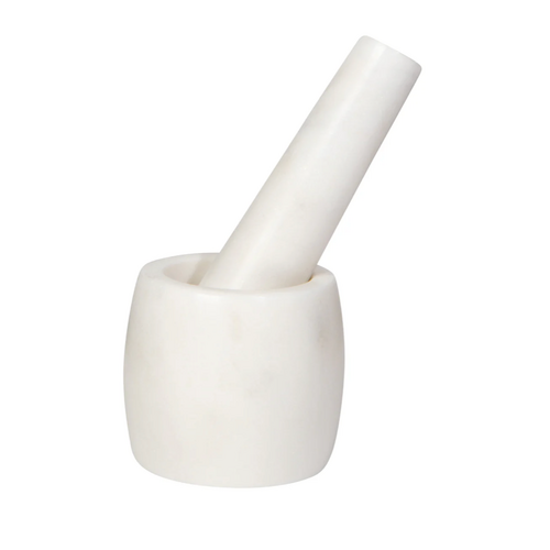 Now Designs Mortar and Pestle Small White Marble Now Designs Mortar and Pestle Small White Marble
