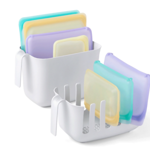 Youcopia Dry+Store Bag Drying Rack and Bin Set