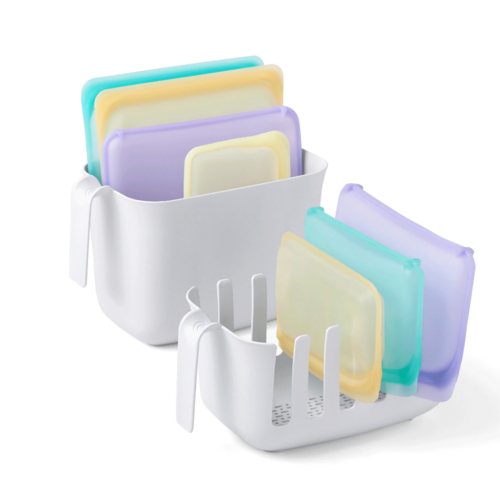 Youcopia Dry+Store Bag Drying Rack and Bin Set