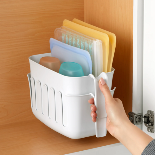 Youcopia Dry+Store Bag Drying Rack and Bin Set