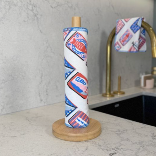 Earthly Co. Notepaper Towel 10 Pack Sardine Social