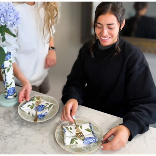 Earthly Co. Notpaper Towel 10 Pack Blue Hydrangea