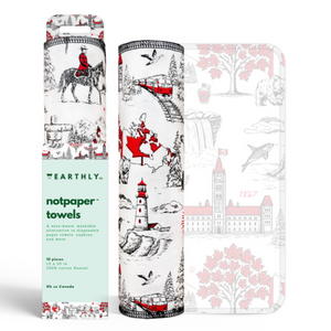 Earthly Co. Notpaper Towel 10 Pack O Canada