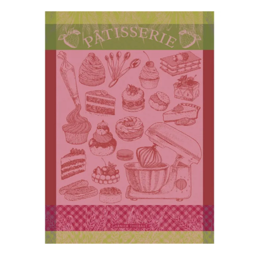 Garnier Thiebaut Garnier Thiebaut Tea Towel La Patisserie Rose Garnier Thiebaut Garnier Thiebaut Tea Towel La Patisserie Rose