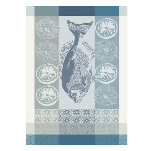 Garnier Thiebaut Garnier Thiebaut Tea Towel Plancha Outremer Garnier Thiebaut Garnier Thiebaut Tea Towel Plancha Outremer