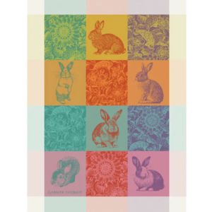 Garnier Thiebaut Garnier Thiebaut Tea Towel Les Lapins Printemps
