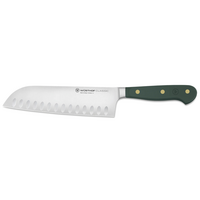 Classic Fresh Rosemary Green Santoku 7 inches