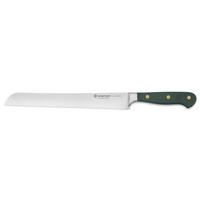 Classic Fresh Rosemary Green Double Serrated Bread Knife 9 Inch