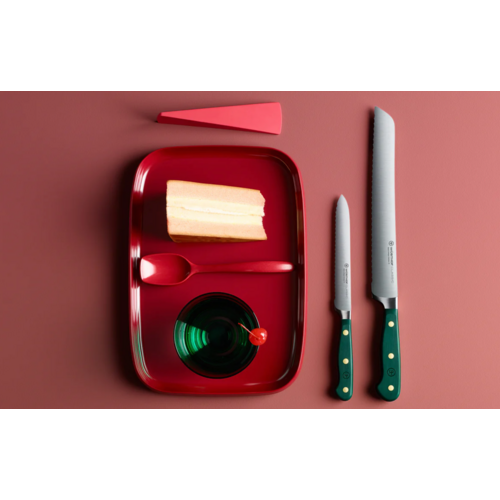 Wusthof Classic Fresh Rosemary Green Double Serrated Bread Knife 9 Inch