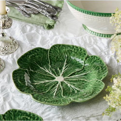 Certified International Round Platter Le Jardin Cabbage 13 Inch