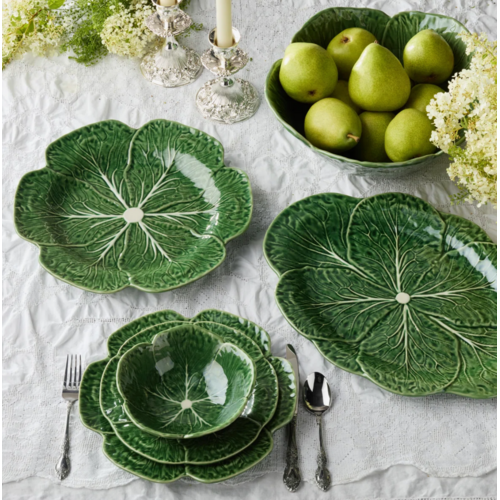 Certified International Round Platter Le Jardin Cabbage 13 Inch