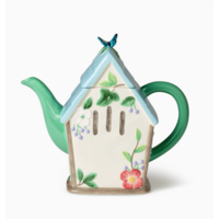 Teapot Flora Birdhouse 4 Cup