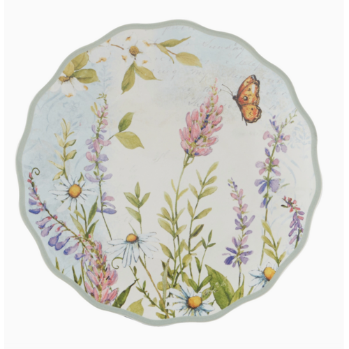 Certified International Canape Plate Easter Meadow