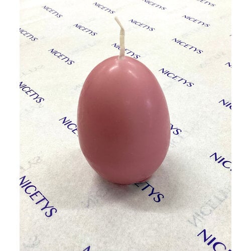 Carol’s Nicetys Egg Candle Pink Light