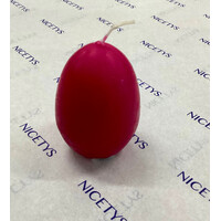 Egg Candle Pink Dark