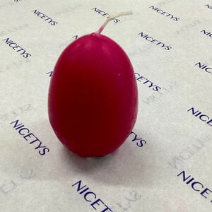 Carol’s Nicetys Egg Candle Pink Dark