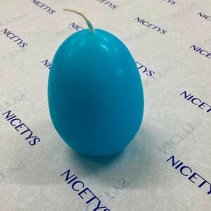 Carol’s Nicetys Egg Candle Blue