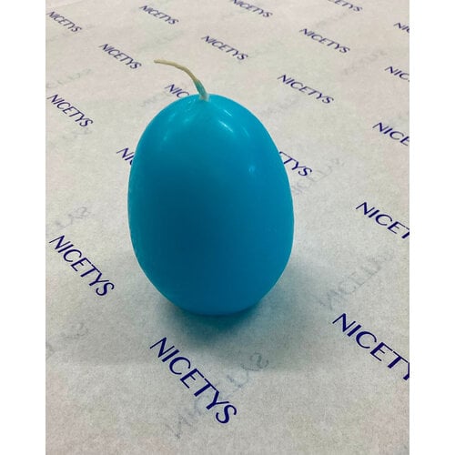 Carol’s Nicetys Egg Candle Blue