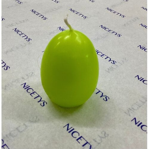 Carol’s Nicetys Egg Candle Green