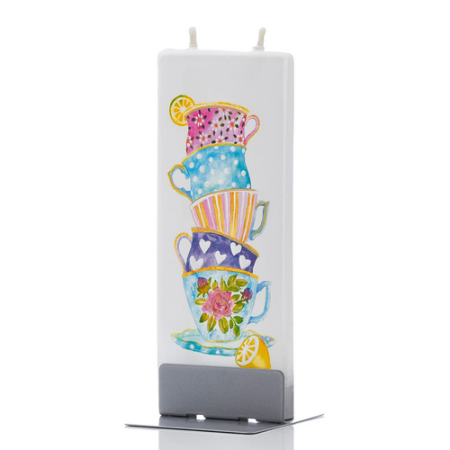 Flatyz Flat Candle Rainbow Tea Cups