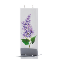 Flat Candle Purple Lilac