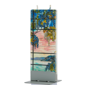 Flatyz Flat Candle View of Oyster Bay By Louis Comfort Tiffany