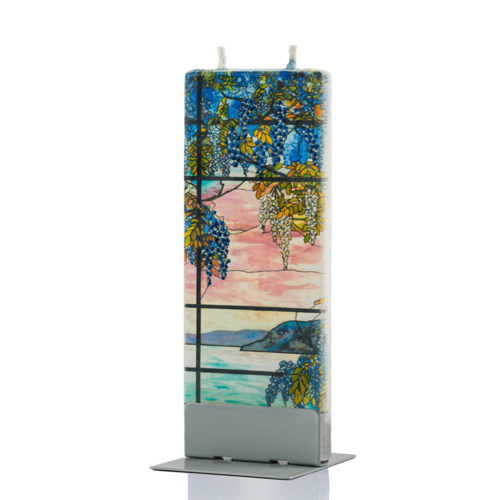 Flatyz Flat Candle View of Oyster Bay By Louis Comfort Tiffany