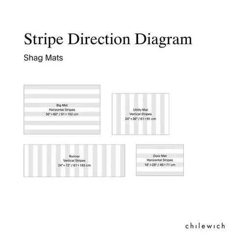 Chilewich Utility Mat Pleat Stripe Oyster